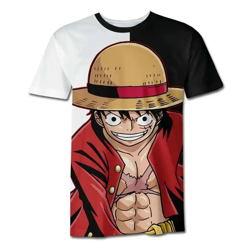 One Piece Nami Straw Hat Pirates T-shirt Men's Women's Light Blue Character Print Japanese Text Quick Dry Casual Anime T-shirt view 2