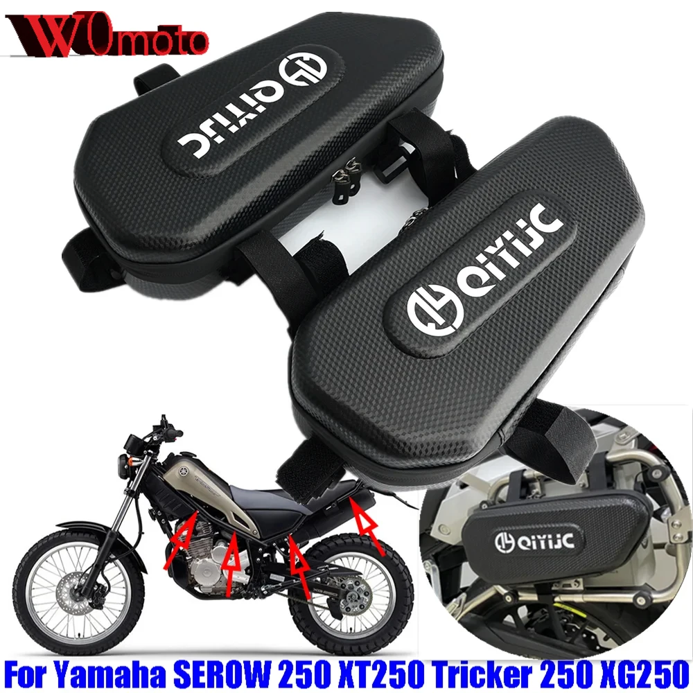 For YAMAHA Aerosports X SEROW 250 XT 250 XT250X XG250 Tricker 250XG Motorcycle Accessories Waterproof Side Bag Package Tools Bag