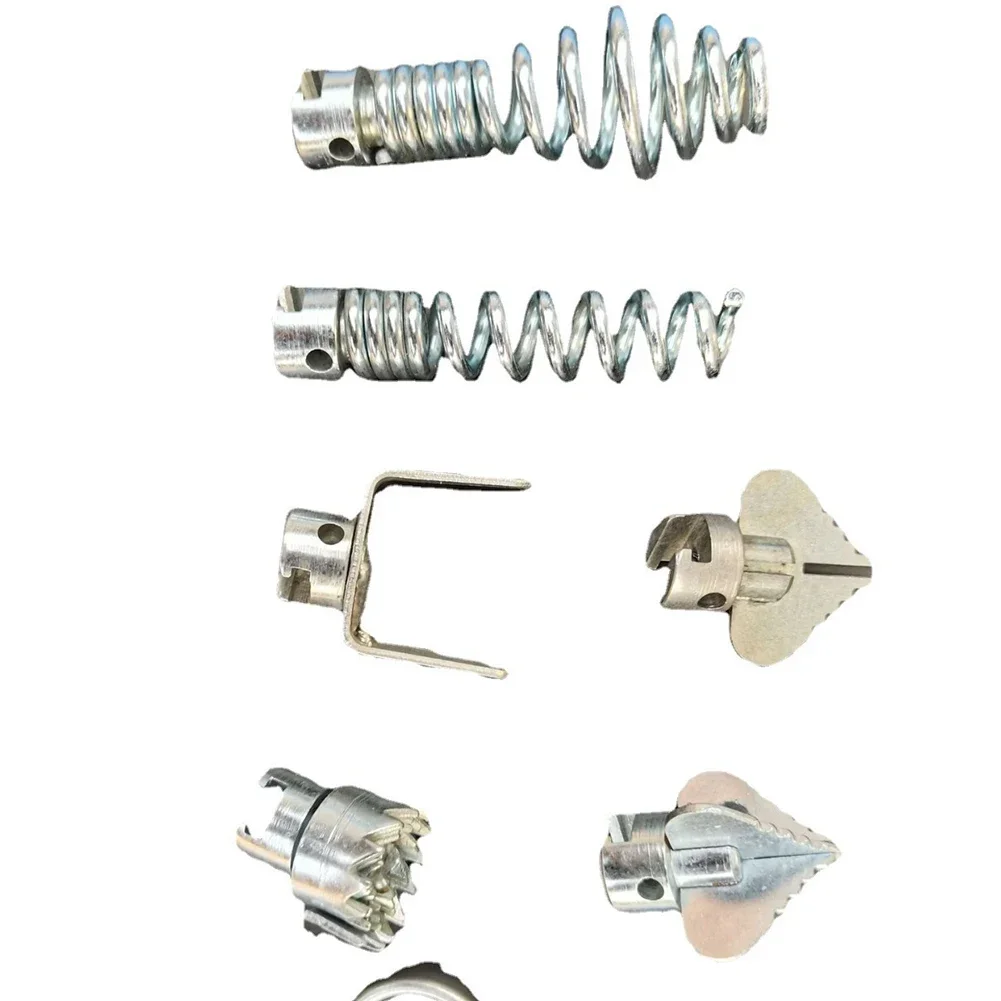 تنظيف الأنابيب دوامة أنابيب الصلب أداة فتح 3 أمتار أدوات تنظيف الأنابيب لآلة تنظيف الأنابيب الكهربائية لأنظمة الصرف