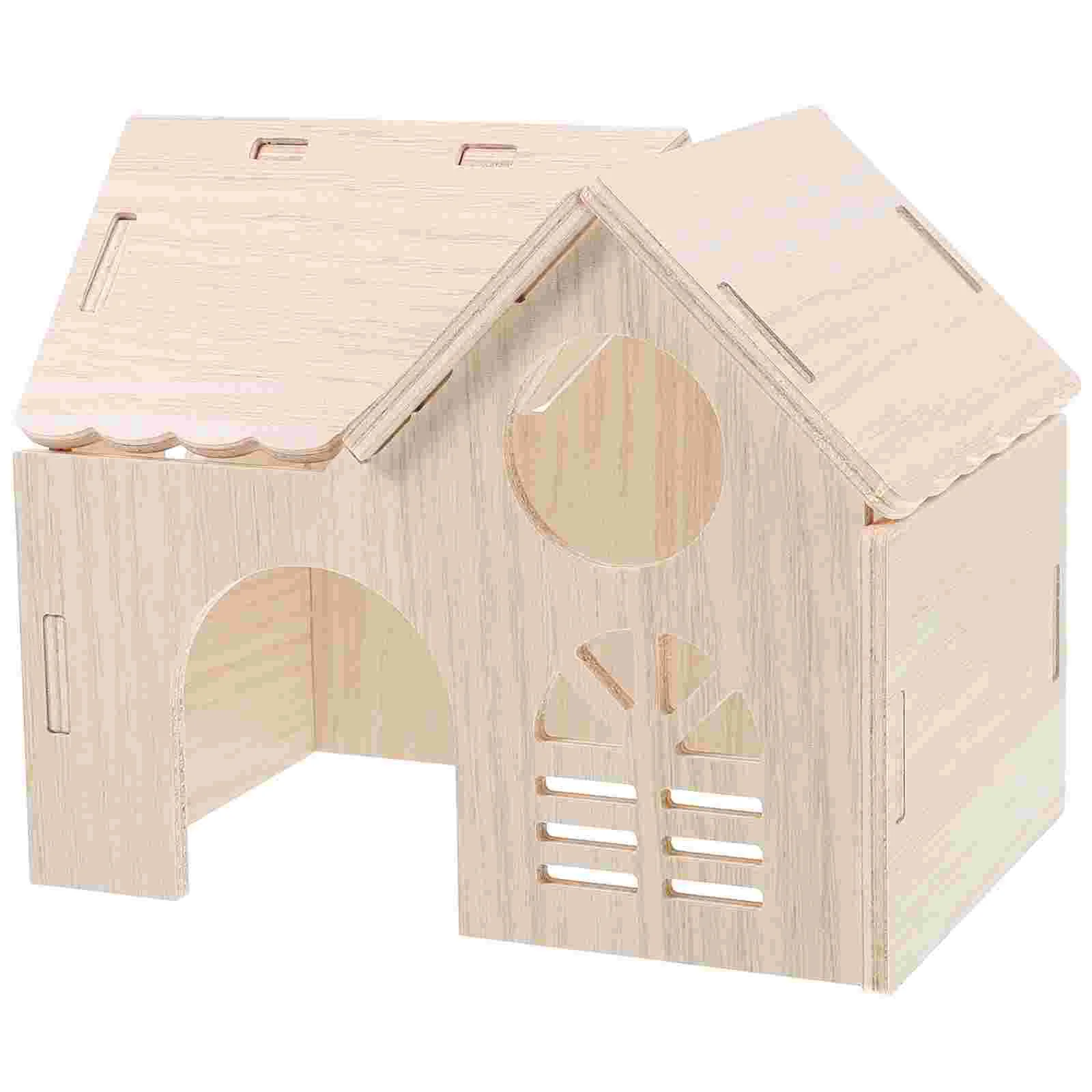 

Hamster Hideout House Guinea Pig Cage Bunny Toys Wear-resistant Rat Delicate Household Four Seasons Houses and Hideouts