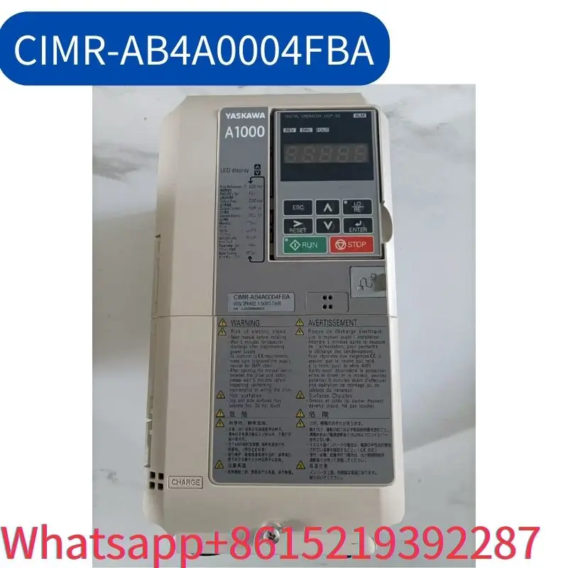 

second-hand Inverter CIMR-AB4A0004FBA 1.5KW/0.75KW tested ok