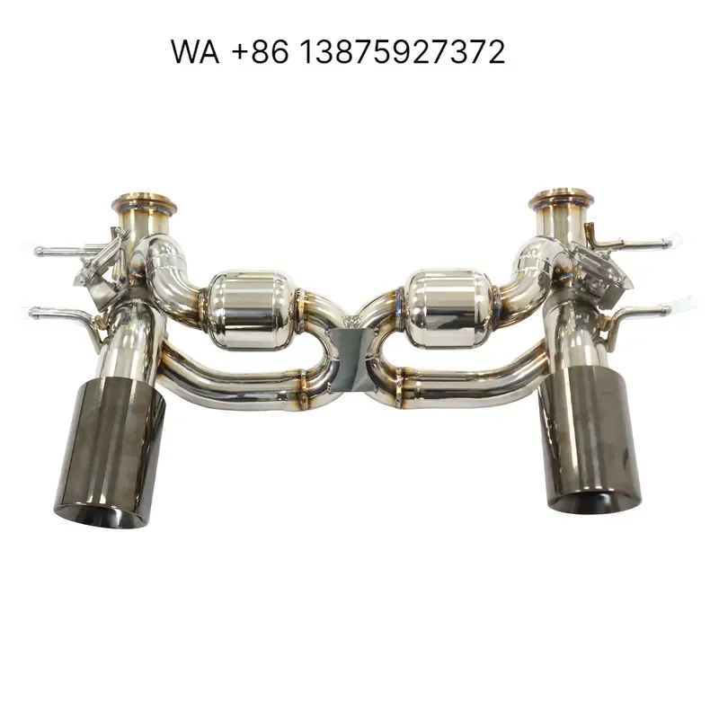Wmwmnu for ING Stainless Steel Valvetronic Exhaust System for MC20 Direct Bolt-On Exhaust Tuning Pipe Car Exhaust