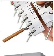 Capillary Tube Gauge Non-Slip Metric Fittings Double Marked Cap Copper Tube Gauge For Industrial Machinery Technician Engineer