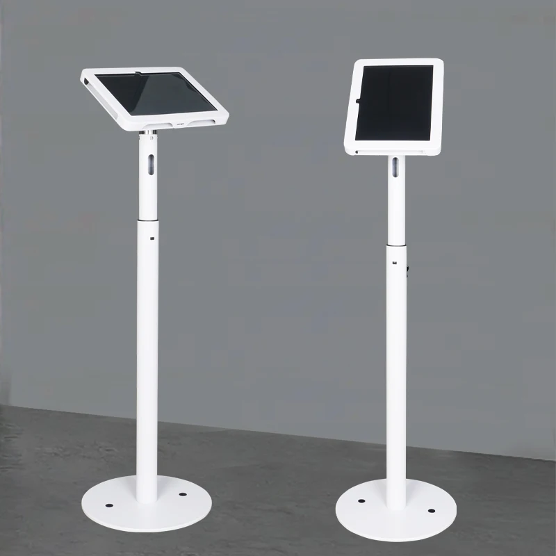

Floor Stand for iPad and Tablet with Lockable and Charging Cable (Pad 002B)