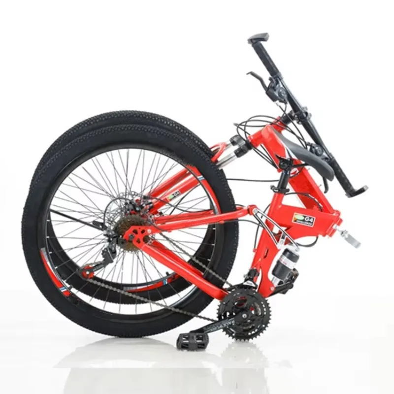 Bicicleta de Montaña de 24 Pulgadas y 21 Velocidades con Frenos de Disco Mecánicos, Cuadro de Acero y Suspensión Delantera para Compradores al por Mayor