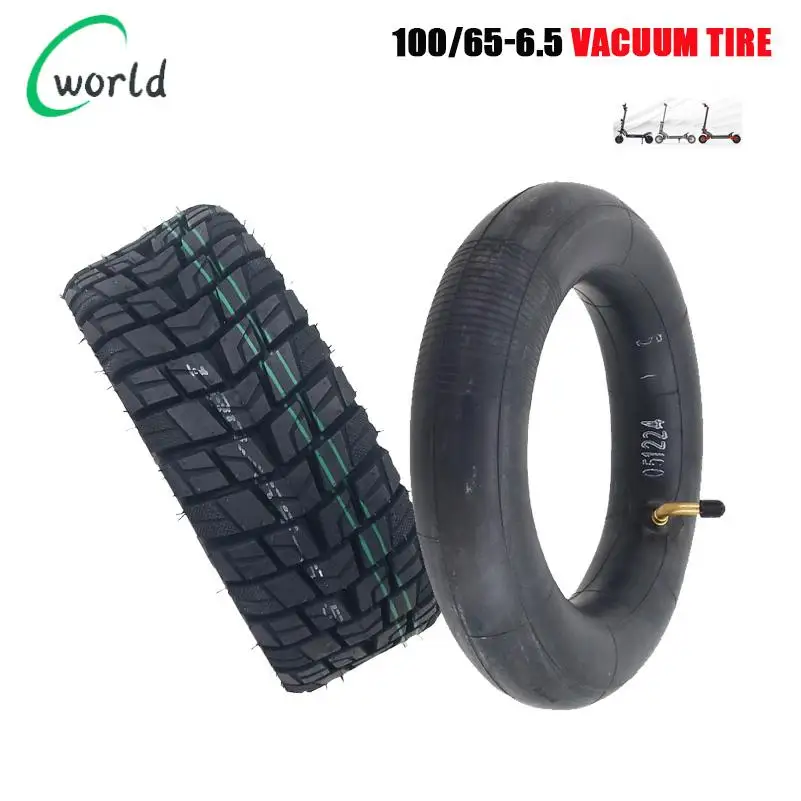 (90/65-6,5 innen) 100/65-6,5 Elektroroller-Vakuum-Radreifen, tubeless-Reifen zum Verbreiten von Offroad-Reifen mit Reifenventil