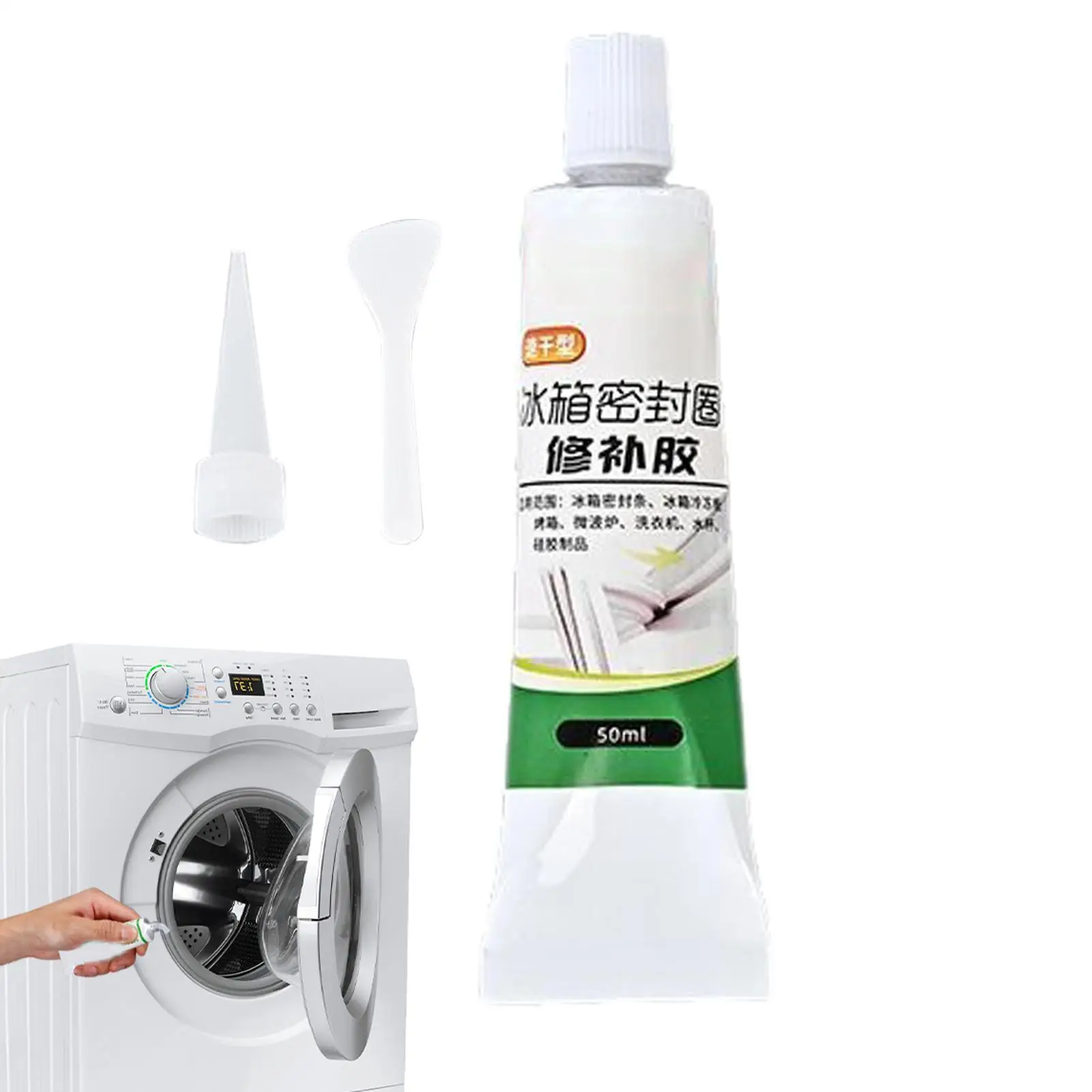 50ml Refrigerator Sealing Strip Adhesive Low Odor Repairing Adhesiv Appliance Sealant For Washing Machines Refrigerators Ovens