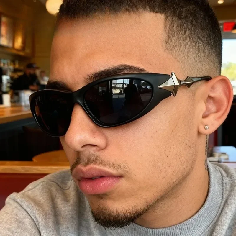 Y2k Y2k Fashion Punk Sports Sunglasses For Men Women Luxury Brand Designer Sun Glasses Men's Fashion Vintage Shades Goggle Eyewear - Aliexpress Deal
