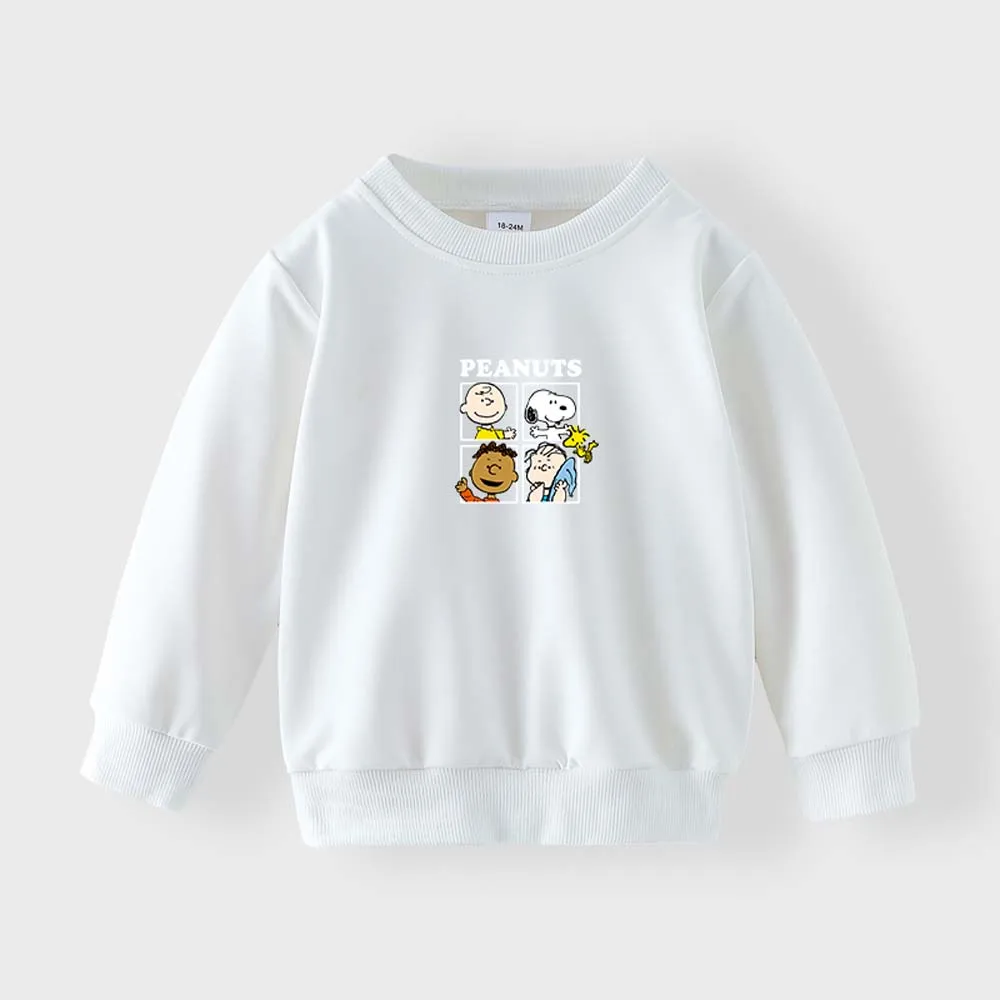 Hoodie children\'s animated Snoopy pullover pattern can be customized