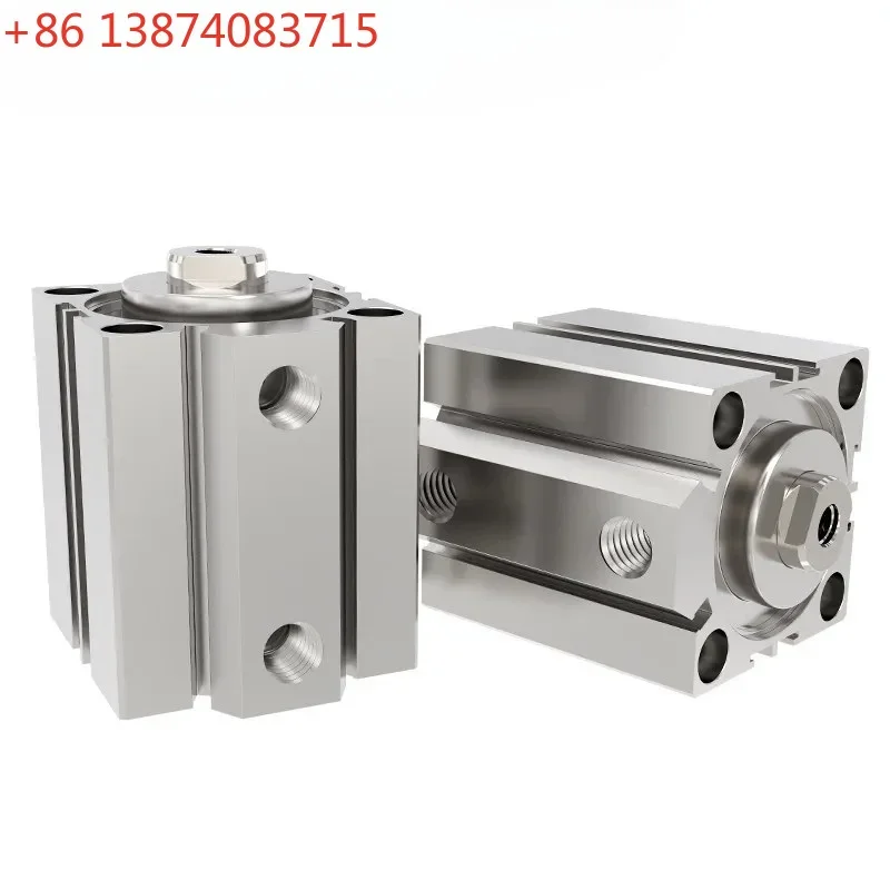 10PCS Pneumatic small high thrust thin cylinder SDA12/16/20/25/32/40/50/63/80/100S with magnetic
