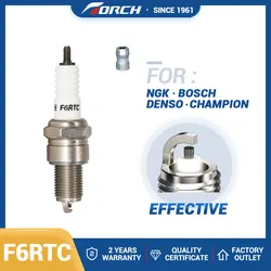 China Original TORCH Spark Plug F6RTC Raplace for Candle BPR6ES(7822) DENSO W20EPR-U 2101-3707000 2108-3707010 А17ДВР A17DVR