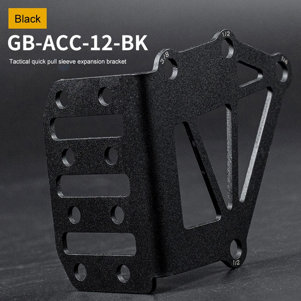 Carry Magazine Pouch Adapter Stainless Steel Holster Platform Quick Locking System Extension Plate for Outdoor Camping Hunting