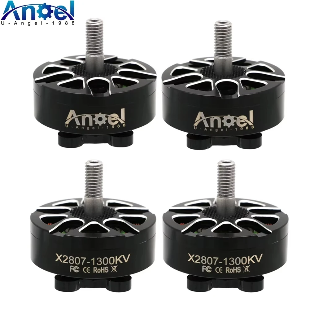 4 pcs Uangel X2807 2807 Motor 1300KV 4S 1500KV 1700KV 6S Brushless Motor for FPV Freestyle 7inch Long Range LR7 Drones DIY Parts