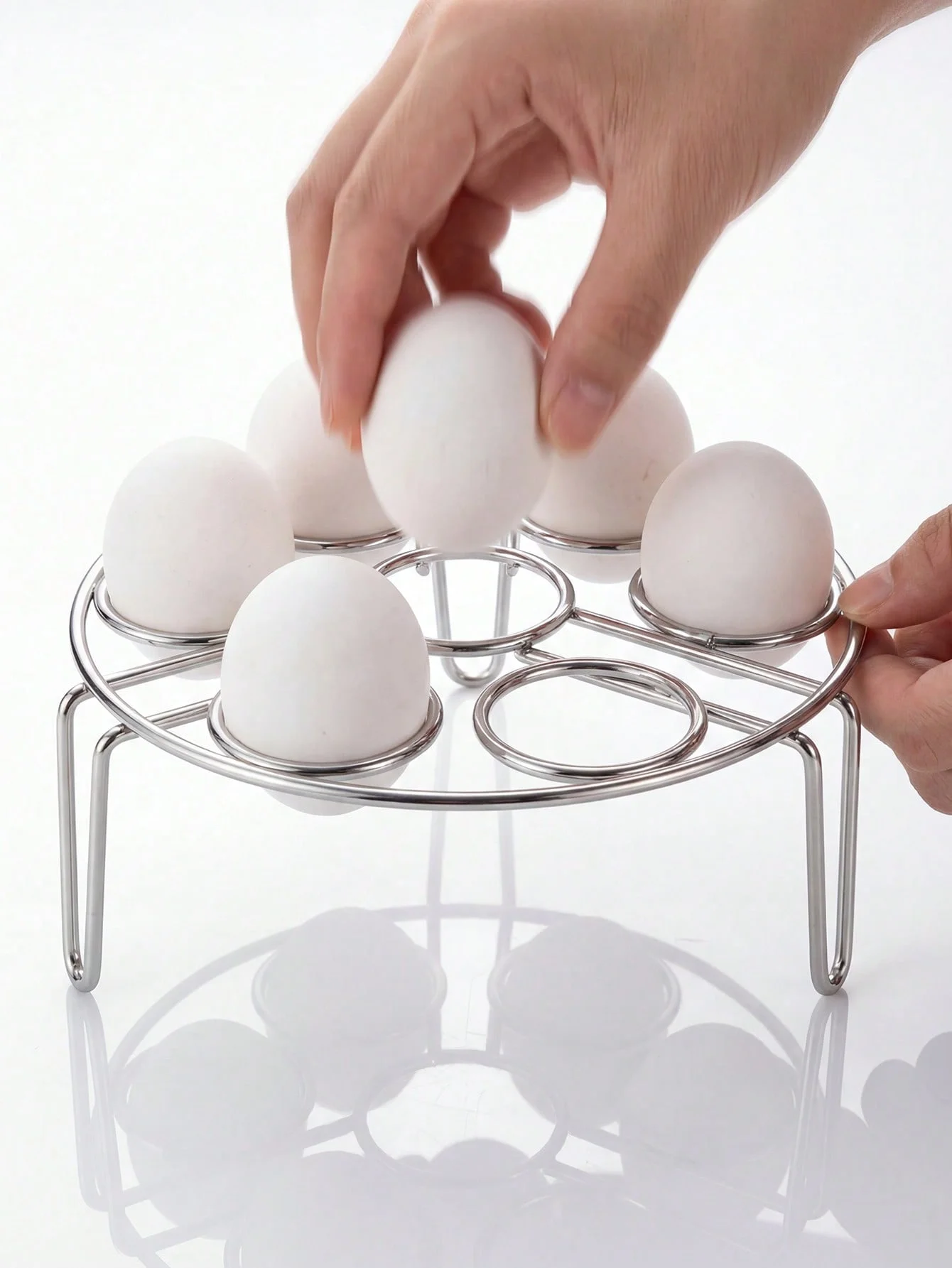 Southern Homewares Stainless Steel Egg Steaming Rack Counter