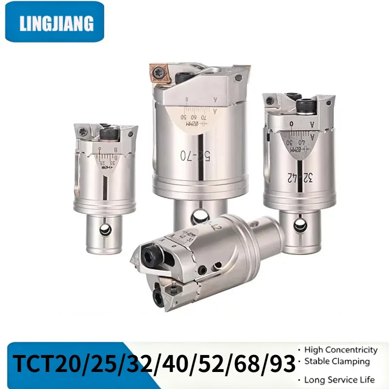 TCT Boring Tool Holder Compatible with BT40 SK40 HSK63A NT40 MT LBK RBH TWE Boring Head Machine Tools TCT20 TCT25 TCT32 TCT40 TC