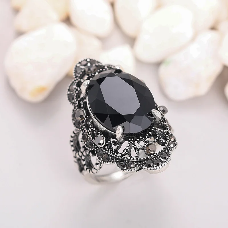 Anillo de Estilo Clásico Europeo y Americano 2026, Diseño de Encaje Floral para Mujer, Accesorios de Alta Gama, Estilo Barroco Retro