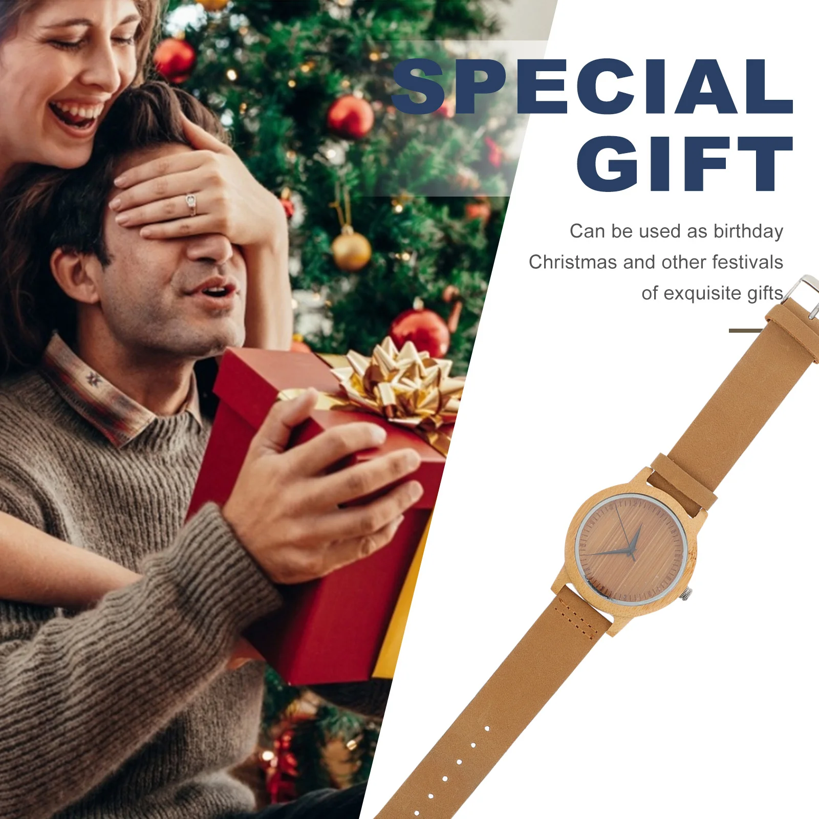 

Men Wrist Unisex Wood Dial Wood Watches For Men Wrist Watch Waterproof Birthday Women Watch Gift