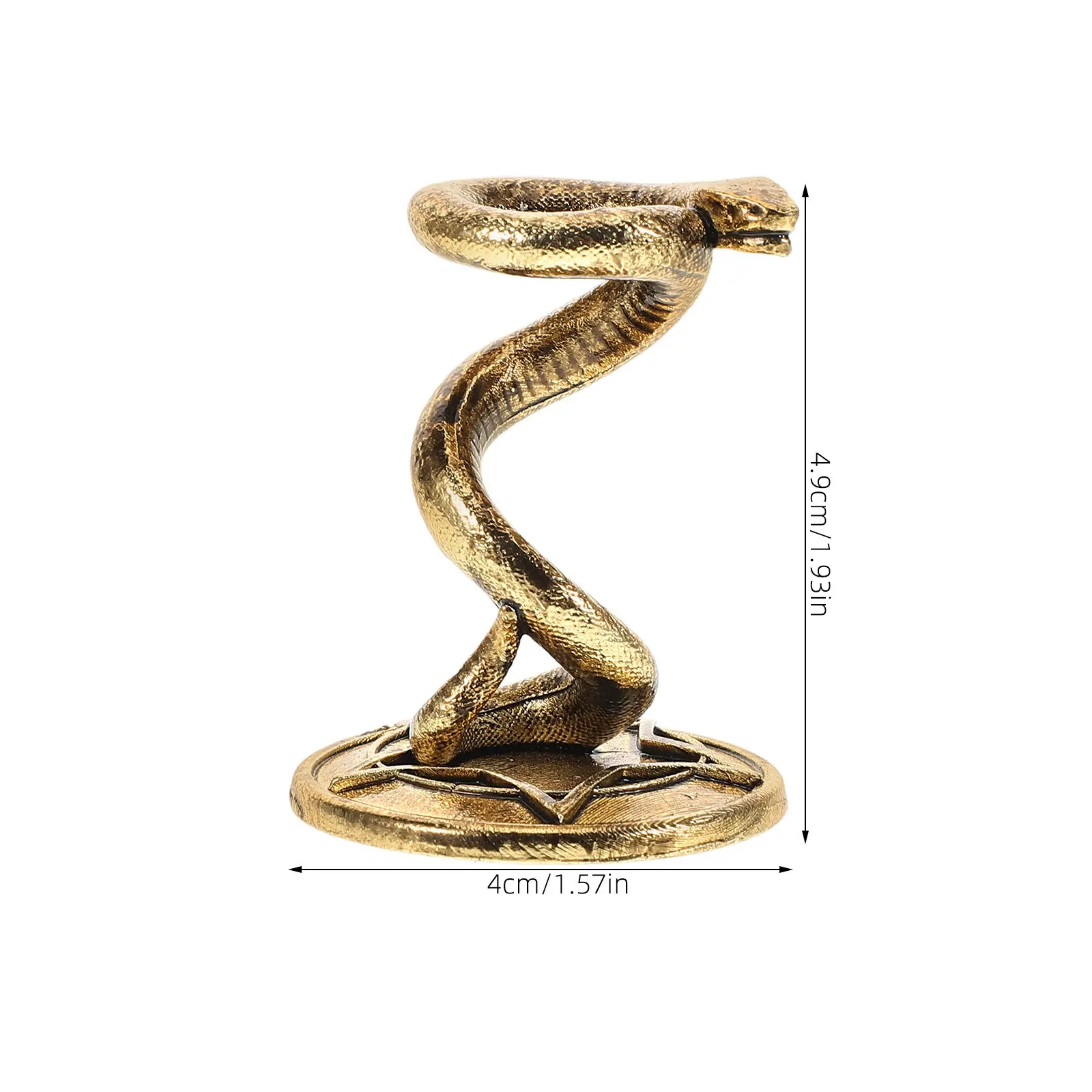 Metal Crystal Balls Display Stand Snake Shape Base Khaki Crystal Sphere Holder Glass Ball Rack Elegant Home Office