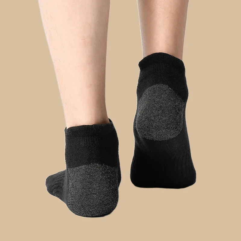 Calcetines tobilleros de malla transpirable para hombre y mujer, medias deportivas de alta calidad, de Color sólido, 10/20 algodón, 5/100% pares