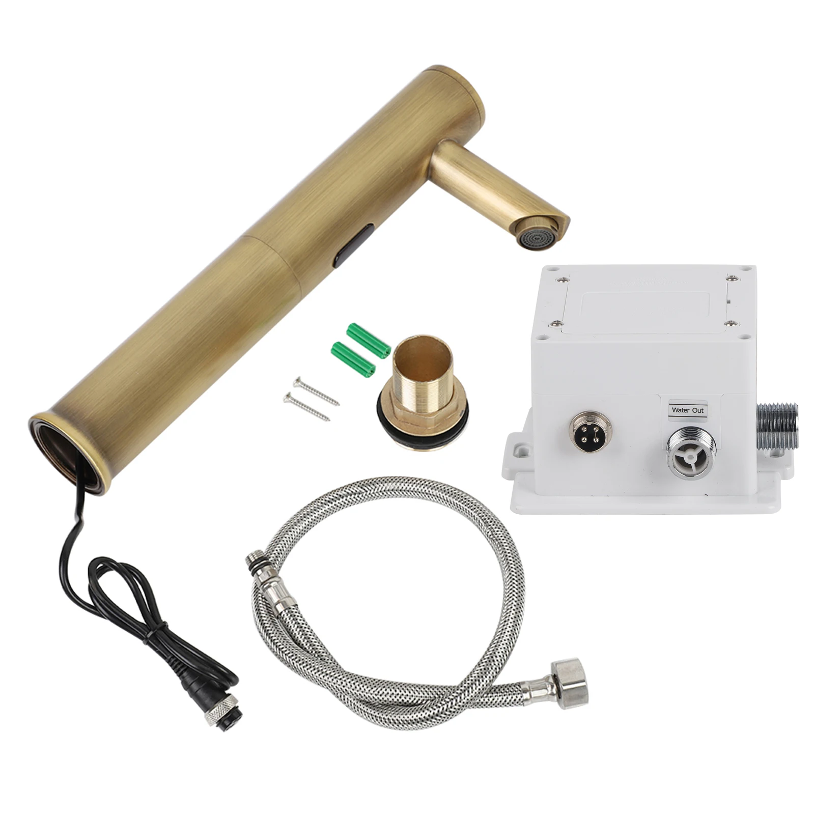 

Automatic Sensor Faucet Bathroom Basin Hands Free Water Faucet Mixer Wash Basin Taps Brass