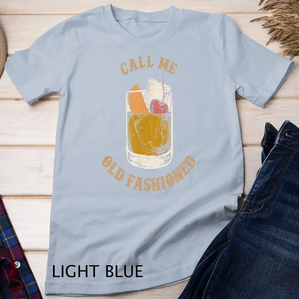 Call Me Old Fashioned camiseta de whisky Vintage Unisex, camiseta