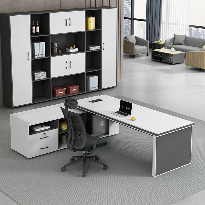 

Long Adjustable Office Desk Conference Aesthetic Organizers Office Desk Design Modern Mesas Escritorio Office Furniture