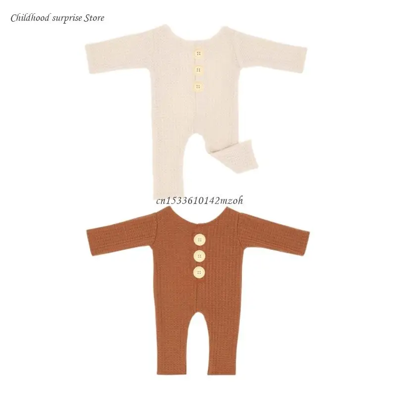 

Newborn Photography Romper Knit Jumpsuit Photo Costume Photostudio Accessories Dropship