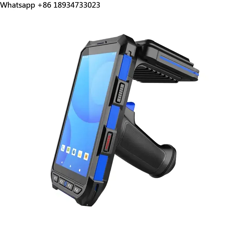 Anndroid 10.0 860-960mhz Bluetooth/wifi/4G Long Distance Uhf Rfid Handheld Terminal Reader