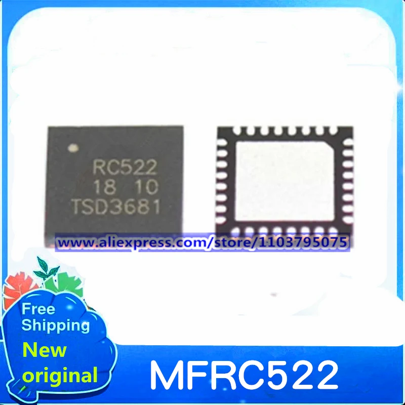 5pcs~50pcs/lot 100% NEW MFRC52201HN1 MFRC522 RC522 QFN32