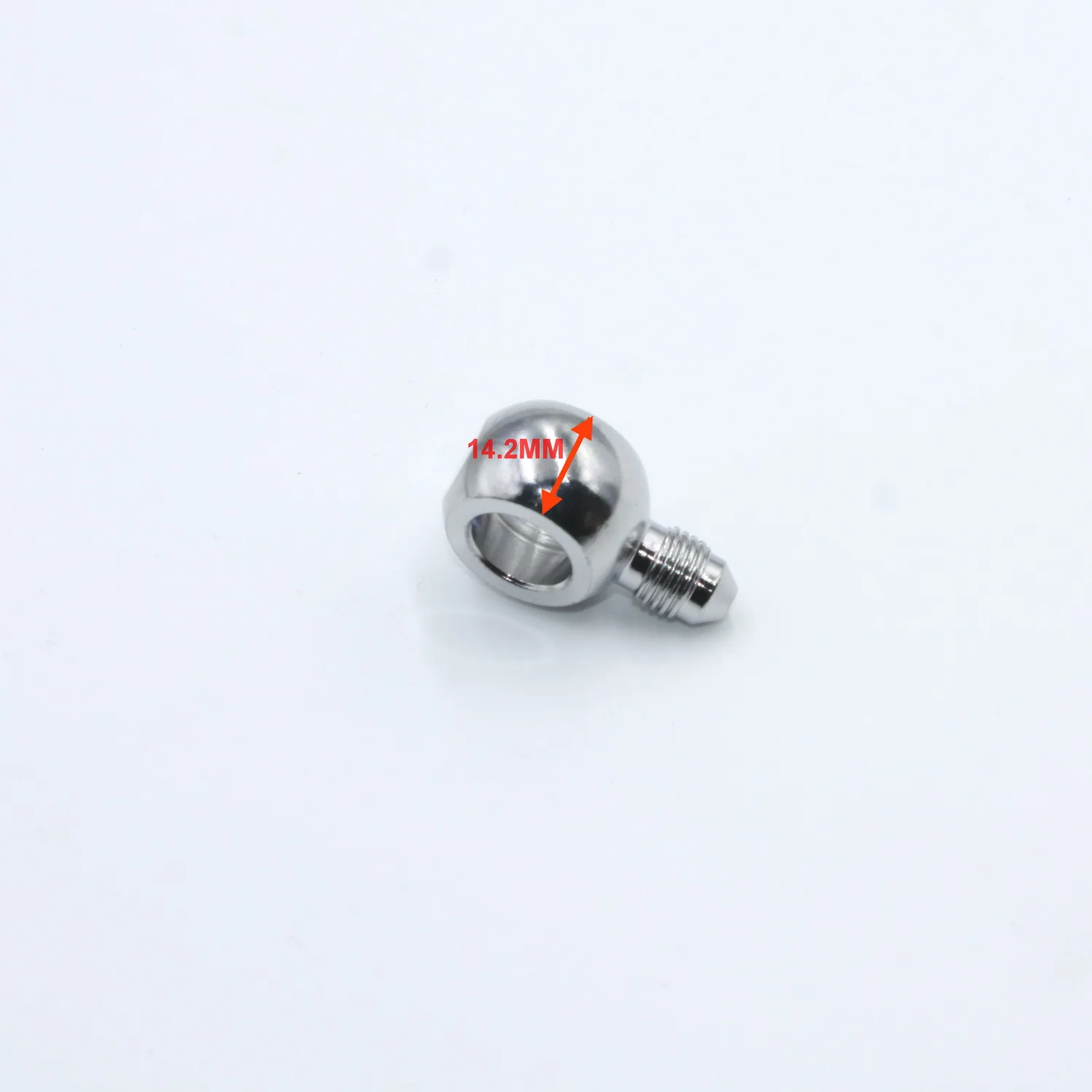 Universal Short Fat Banjo Fitting, Bore 11MM (7/16), AN3 -3 Male, 344-03 GM Style