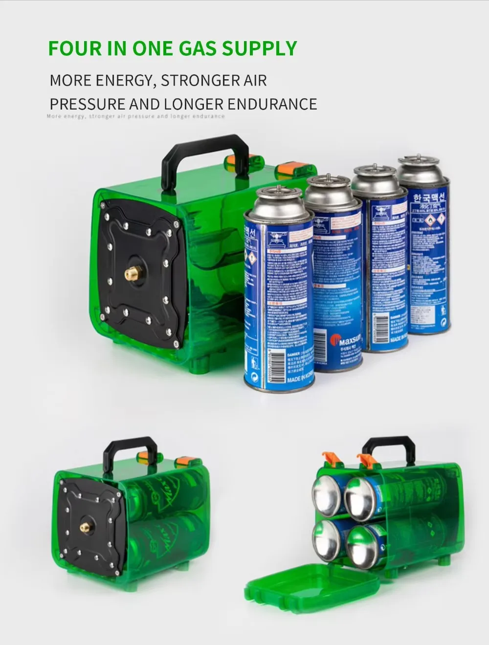 BRS Outdoor Reise-Camping-Picknick Energie-Speicher 4-in-1-Ausgang Gaspropan-Tank Zentraleinheit Behälter Flaschenkoffer BRS-Q5 – Detail 8