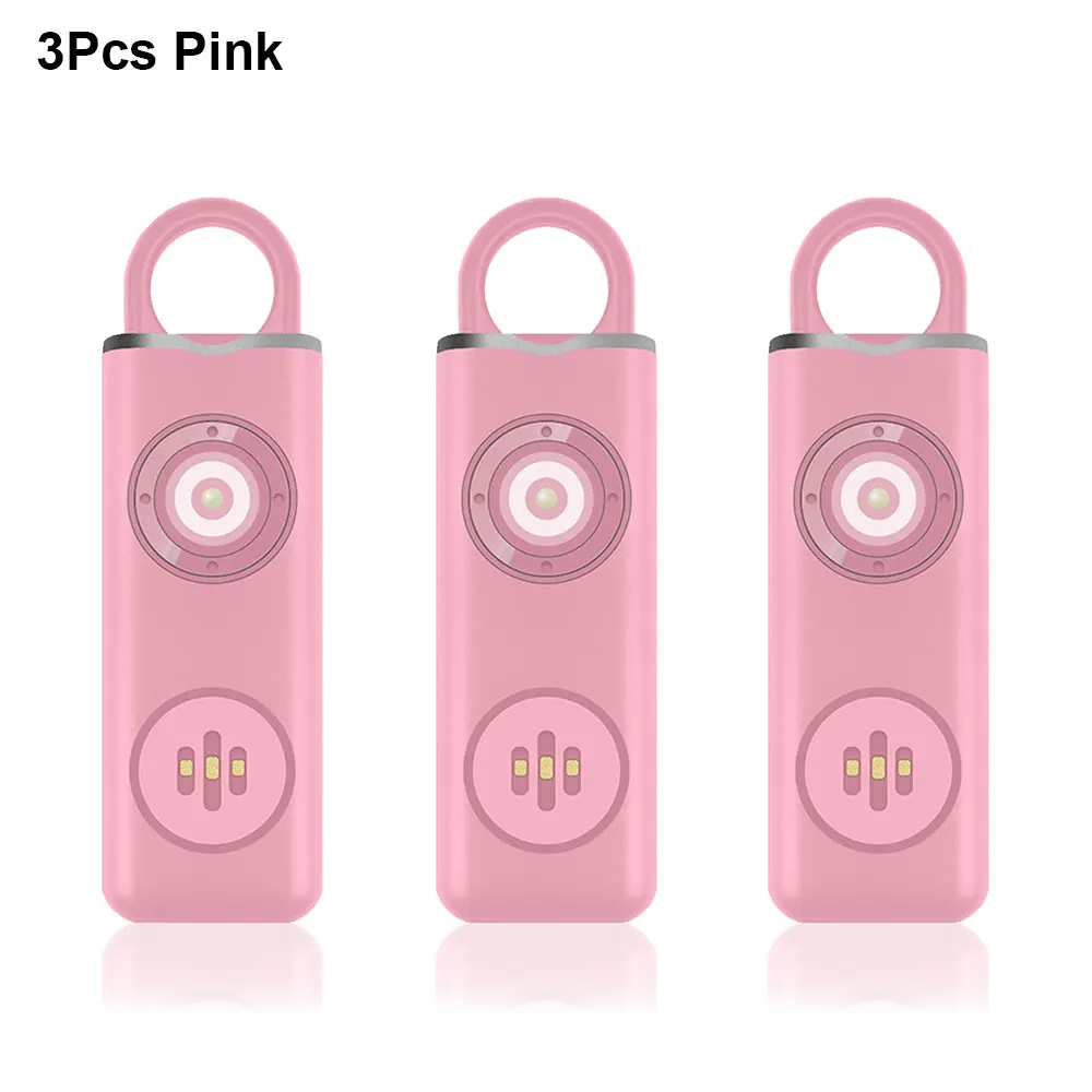 Awapow Persoonlijke Verdediging Alarm 130db Met Led Licht Oplaadbare Zelfverdediging Vrouw Veiligheid Alarm Sleutelhanger Nood Anti-Aanval