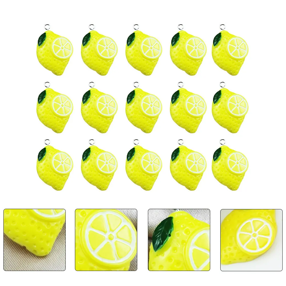 

30 шт. безопасных, гипоаллергенных подвесок в форме лимона из сплава и смолы для изготовления серег, ожерелий, браслетов, брелоков своими руками