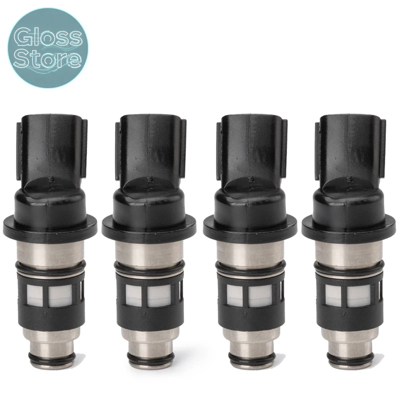 4 Uds inyector de combustible 16600-73C90 JS50-1 para Nissan Sentra 1997 ~ 2000 Tsuru 1997 ~ 2017 1.6L L4 inyectores de combustible accesorios de coche