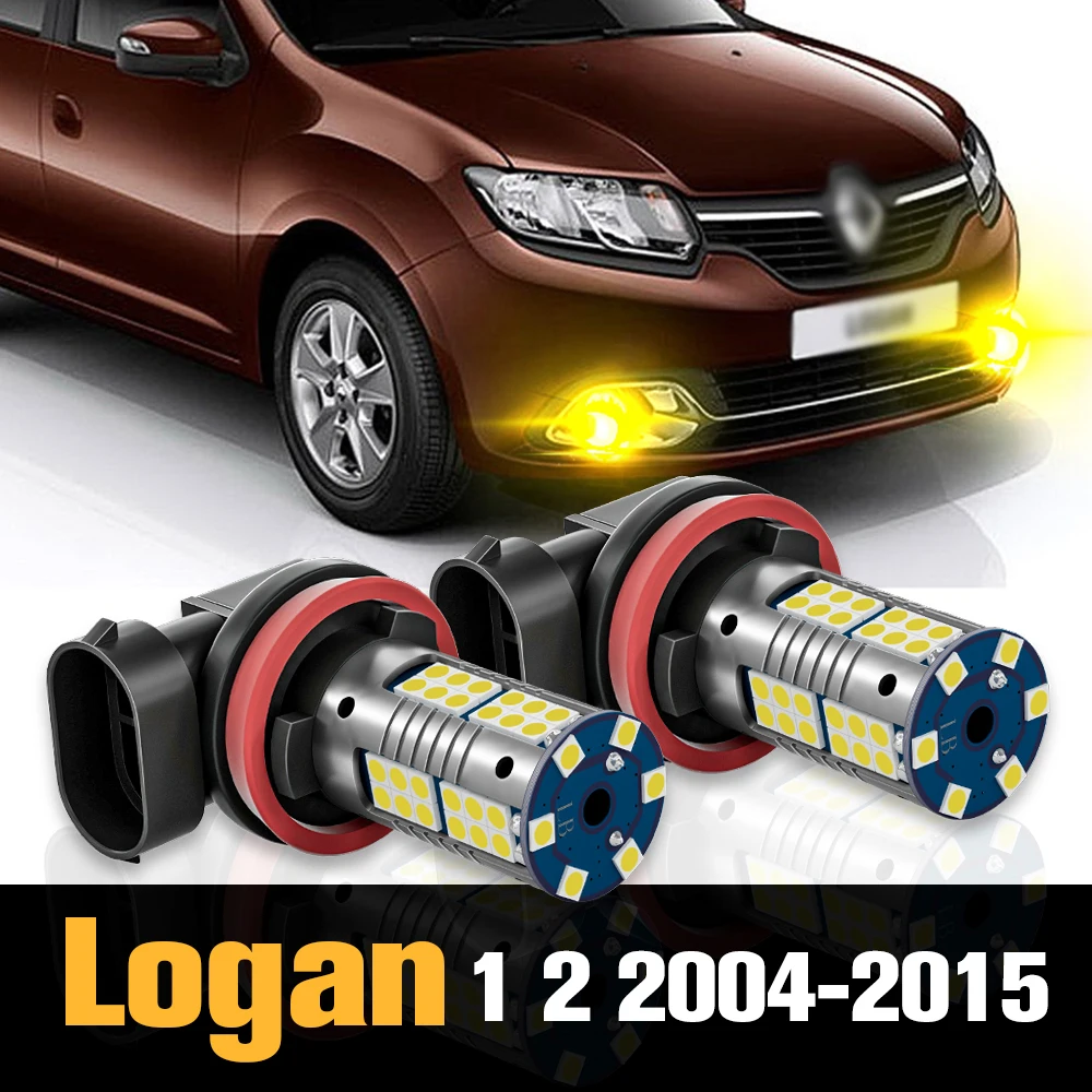 

2pcs Canbus LED Fog Light Lamp Accessories For Renault Logan 1 2 2004-2015 2005 2006 2007 2008 2009 2010 2011 2012 2013 2014