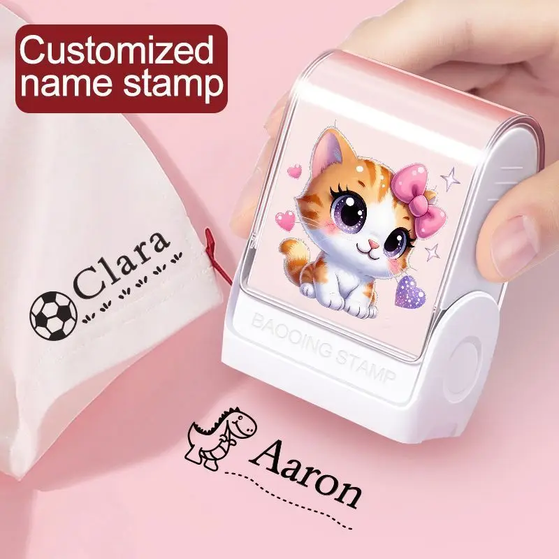 Personalisierter Namensstempel, Wasserfestes Siegel für Kleidungsetiketten, Handarbeiten, Dokumente & Geschenkverpackungen ‌