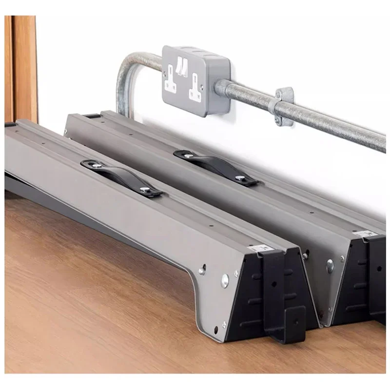 حامل ماكينة القطع محمول قابل للطي متعدد الوظائف لأعمال النجارة المكتبية قطعتين