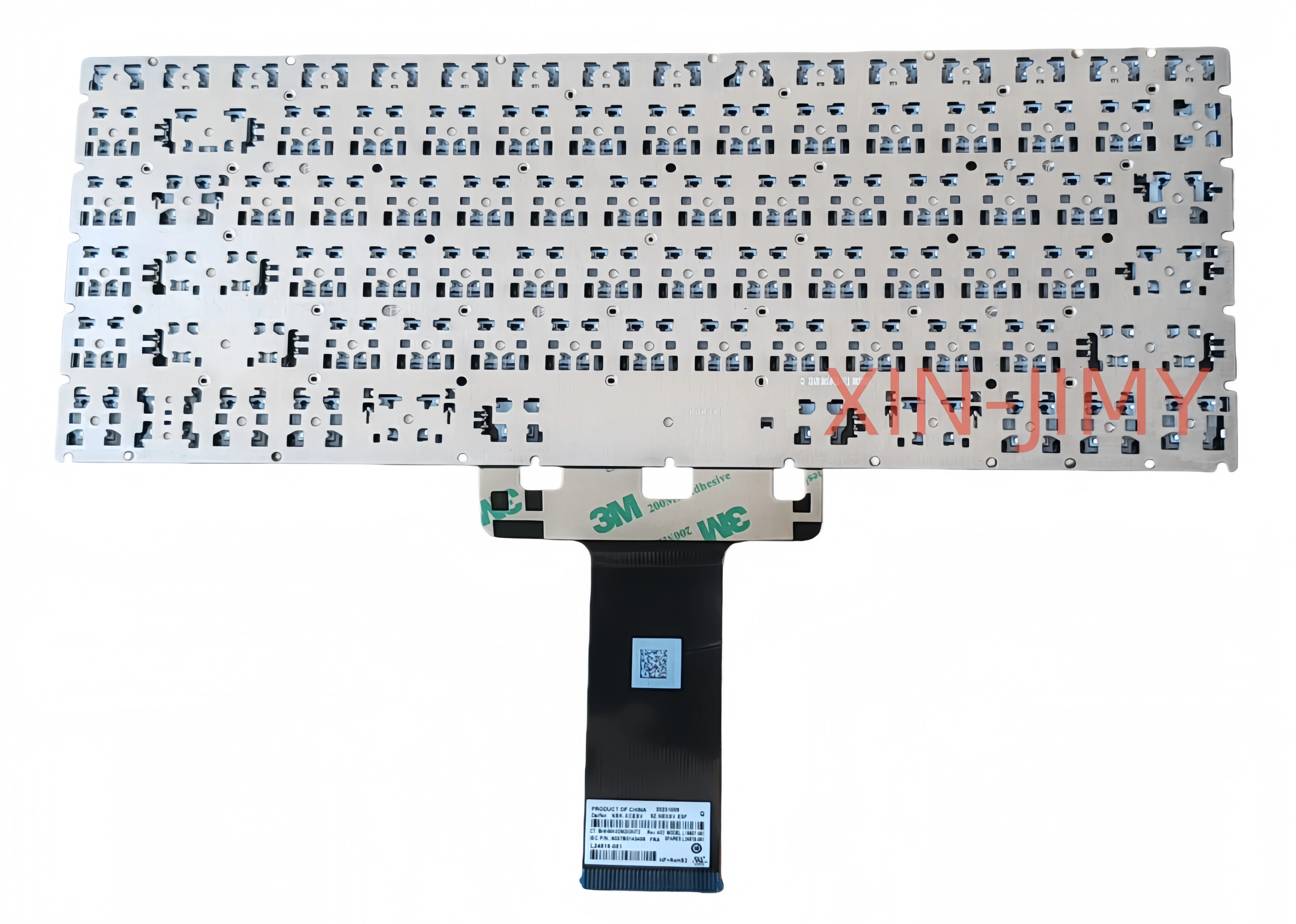 Keyboard Laptop Hitam Perancis untuk HP Pavilion X360 14-DV 14-DW 14-DY 14-EP Tanpa Lampu Latar