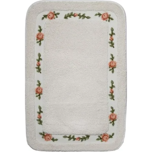 Inco Home Rose Bath Mat 70 X120 White