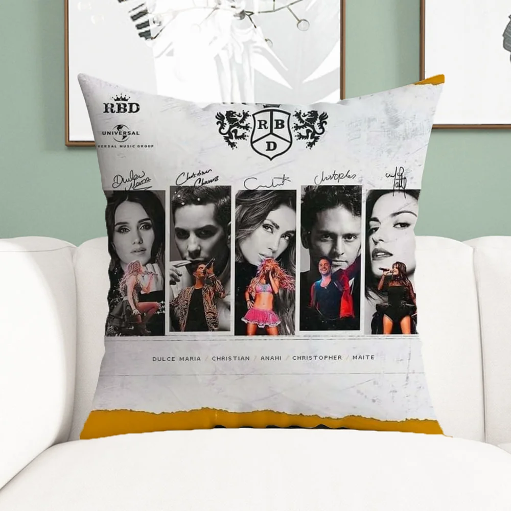 Rock-RBD Cushion Covers 45x45 Decorative Pillowcases for Pillows Pillow Hugs Cushions Short Plush Pillowcase 45*45 Lounge Chairs