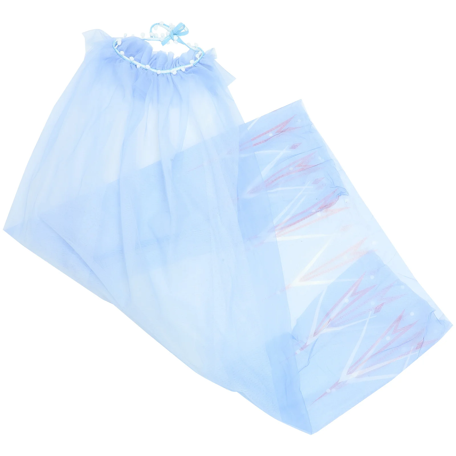 Cape de Cosplay en gaze à paillettes pour enfants, 1 pièce, 120-150.5-25 Kg, accessoires de Costume de fête d'anniversaire, mascarade