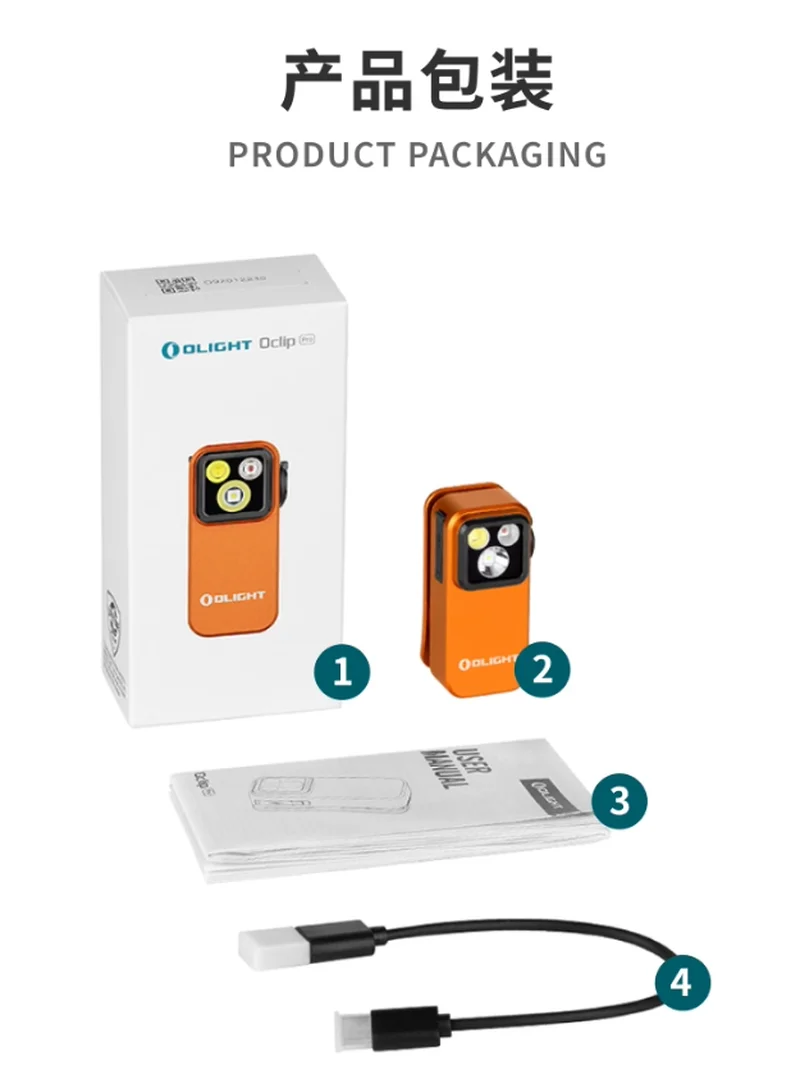 new-oclip-xiaofangxia-pro-outdoor-high-power-headlamp-portable-mini-flashlight