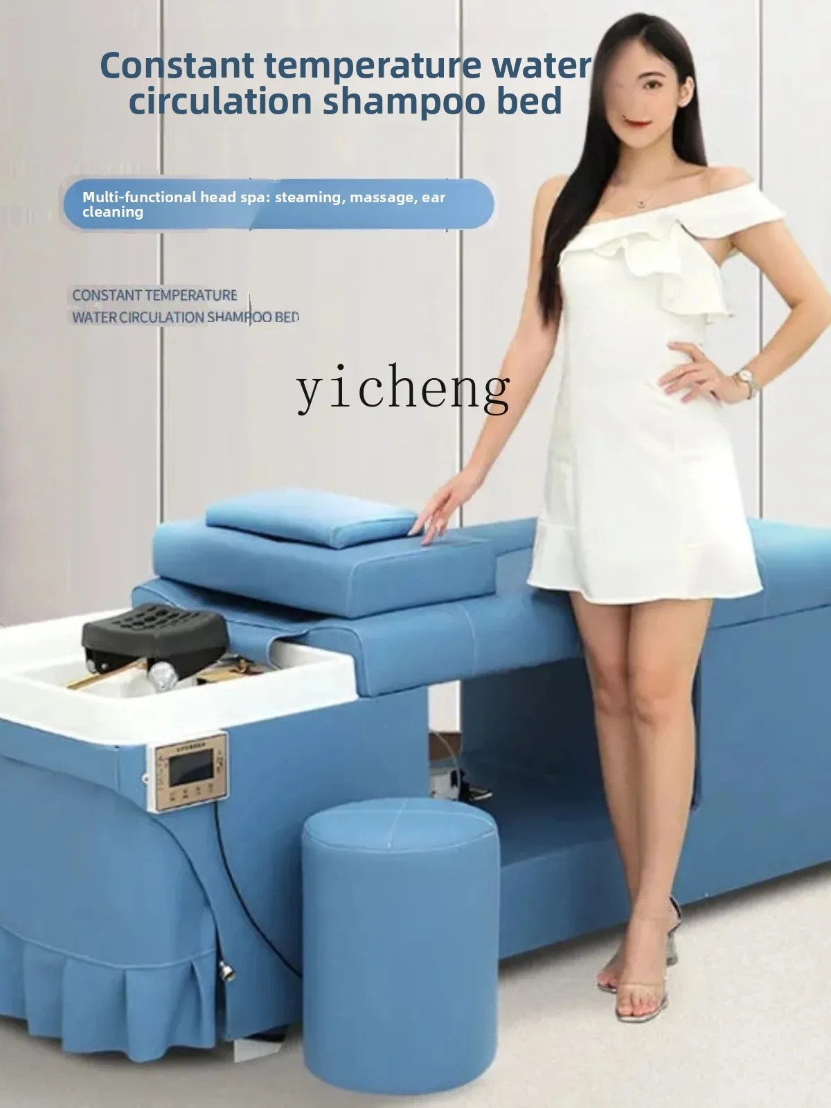 DSA Hair Washing Bed Beauty Salon With Steaming Head Therapy Intelligent Constant Temperature Water Circulation Bed 3