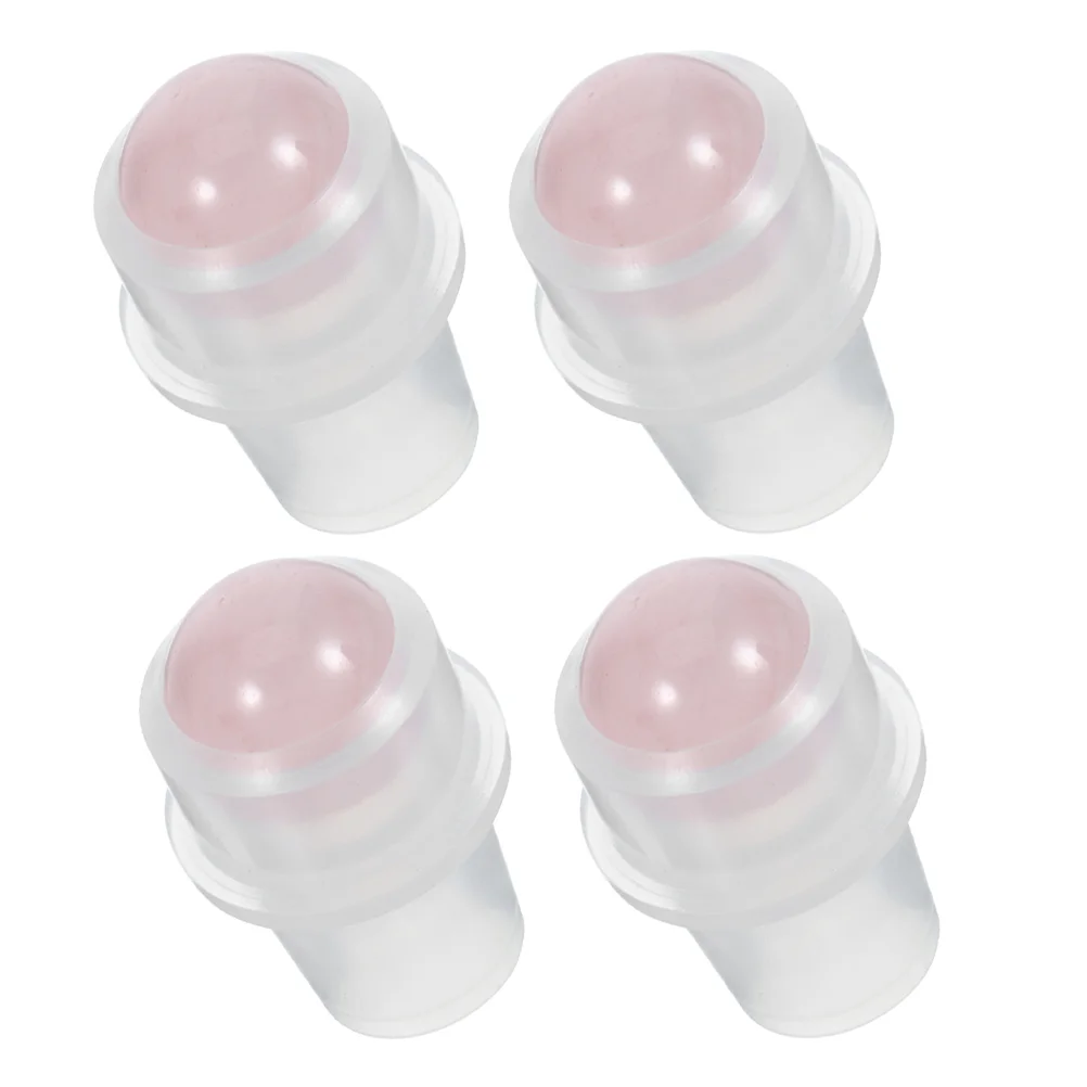 4 Pcs Essential Oil Bottle Accessories Empty Bottles for Roller Oils Moisturizing Ball Jade