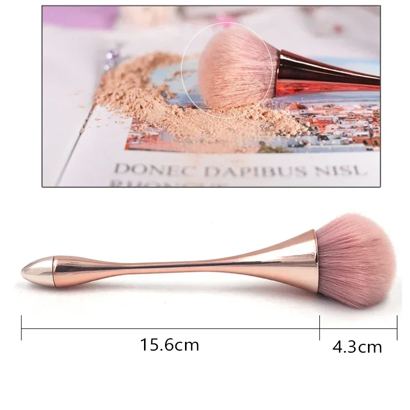 1Pc Borstel Voor Gezicht Make-up Lippenselen Tool Schoonheid Essentiële Cosmetica Schoonheid Make-up Kwasten Voor Make-up Blush Foundation