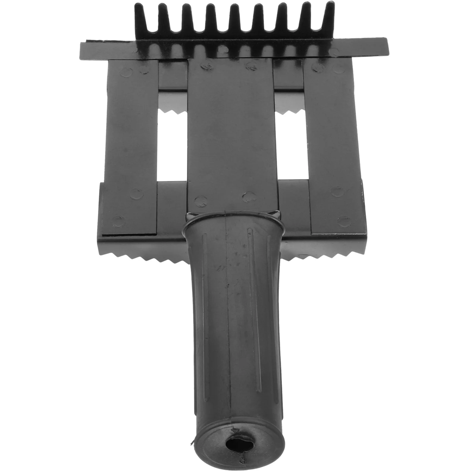 Horse Grooming Brush Metal Rake Comfortable Handle Labor Saving Easy Remove Hair Soil Horse Cleaning Accessory
