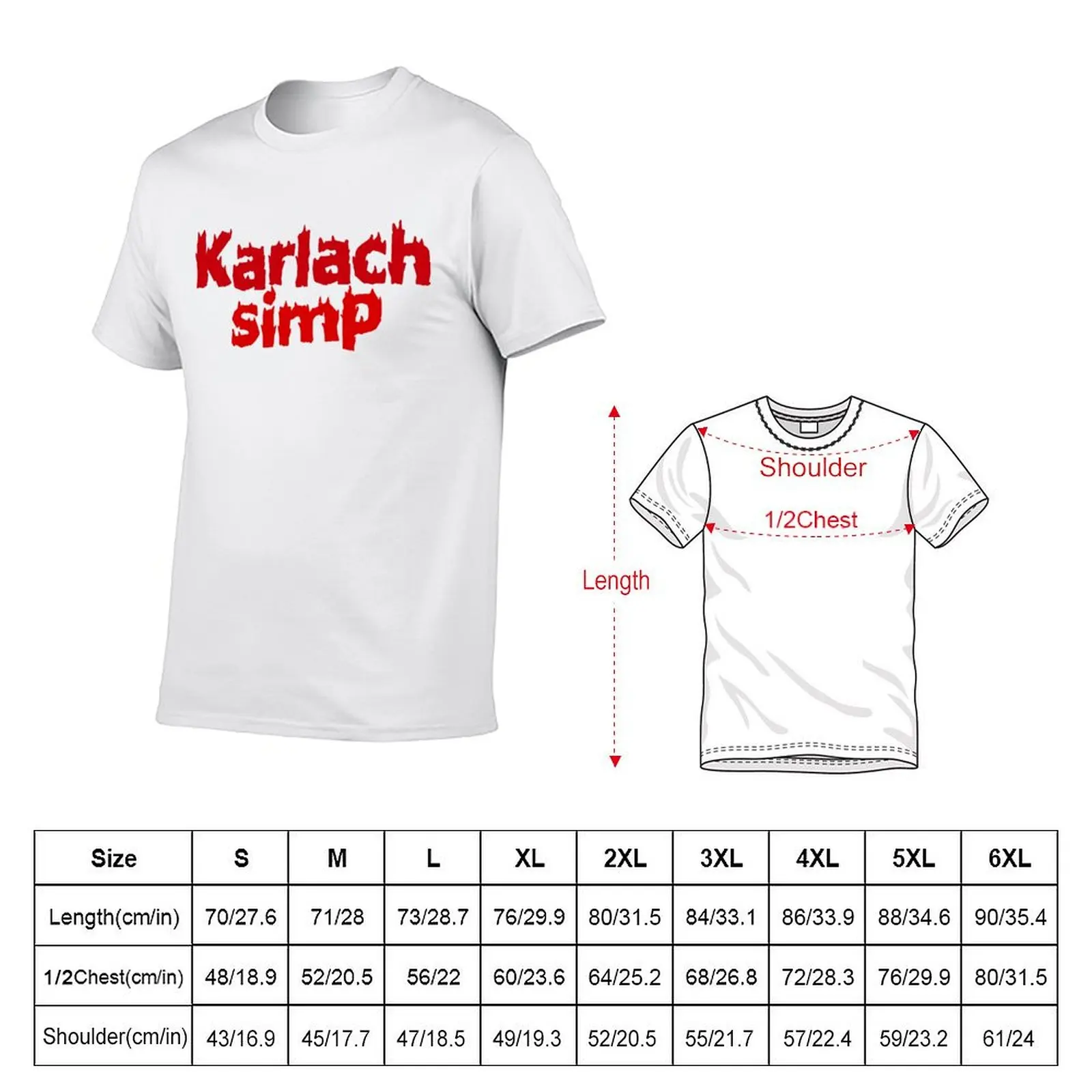 Karlach simp T-Shirt cute clothes custom shirt mens graphic t-shirts anime