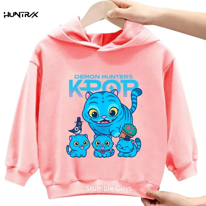 

Trendy Casual Kpop Kids Hooded Sweatshirt, 3-14Y Unisex Stylish Outfit Great For Boys And Girls Daily Fashion Wear