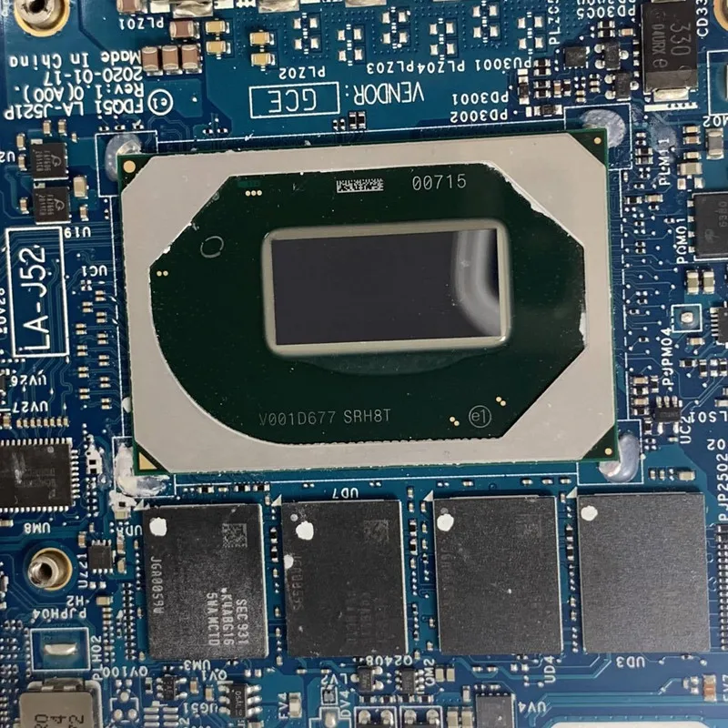 

For Dell M17 R3 Laptop Motherboard CN-0H3DN2 0H3DN2 H3DN2 With SRH8T I9-10980HK CPU N18E-G3R-A1 RTX2080 LA-J521P 100%Tested Good