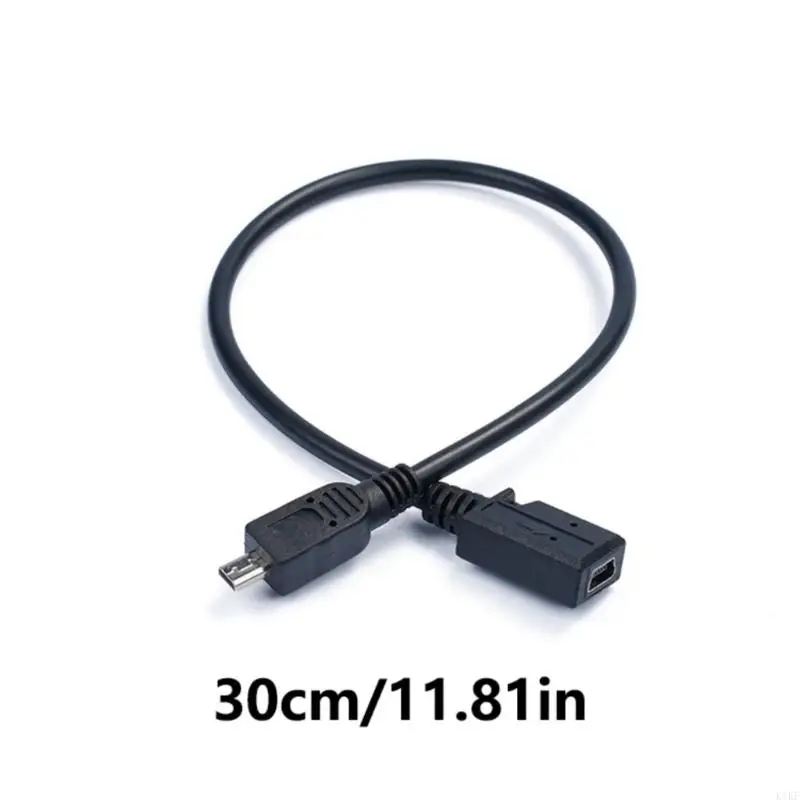 Mini USB 5pin femelle à mini câble adaptateur masculin 8pin pour le données rapide K1KF
